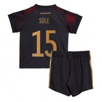 Otroški Nogometni dresi Nemčija Niklas Sule #15 Gostujoči SP 2022 Kratek Rokav (+ Kratke hlače)